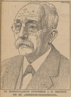 Tekening uit het Algemeen Handelsblad van 29 oktober 1927.
